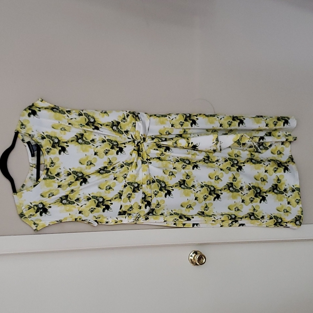 Yellow Flower Ashley Stewart Dress